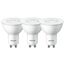 Drei PHILIPS LED Reflektorleuchtmittel.