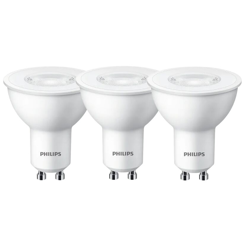Drei PHILIPS LED Reflektorleuchtmittel.