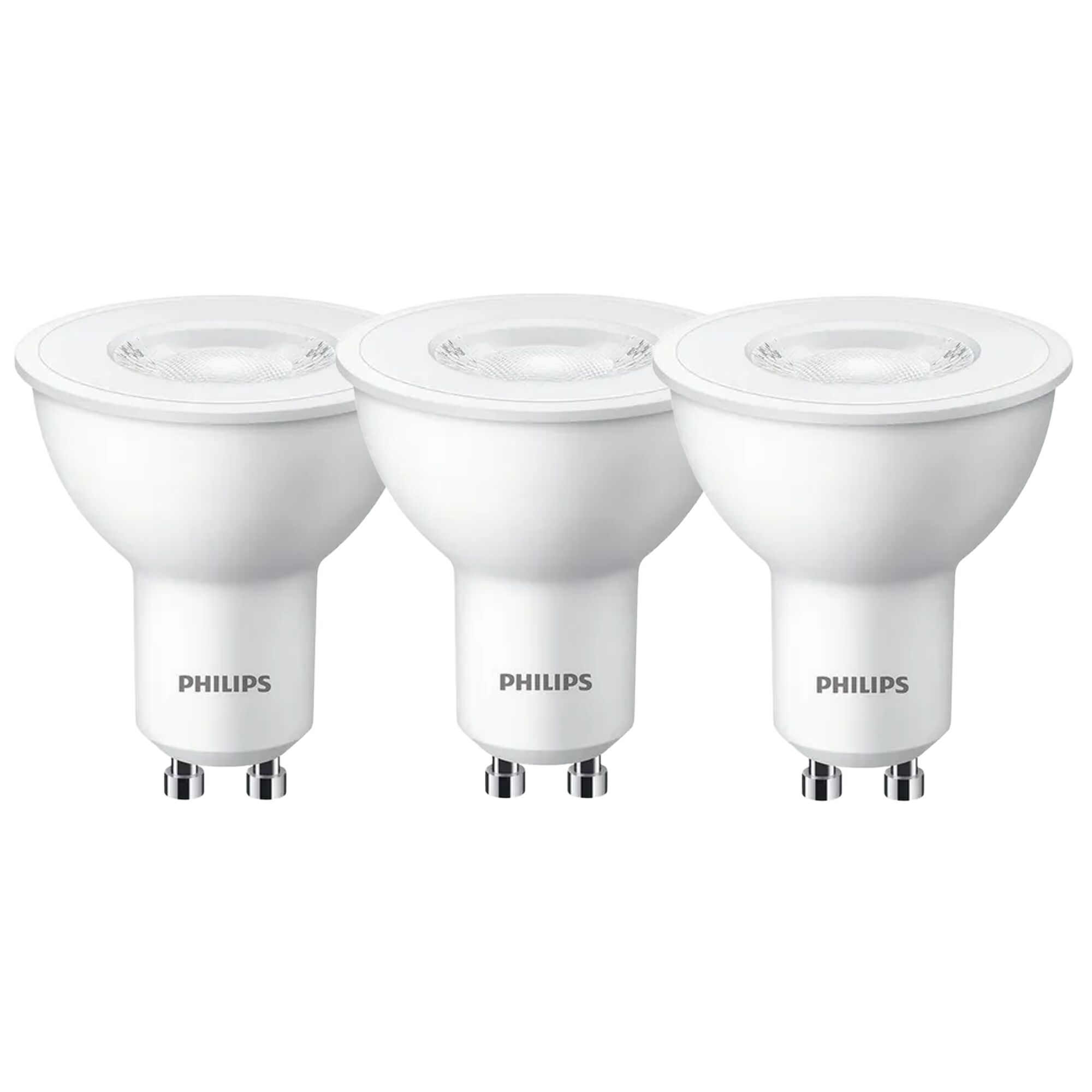 Drei PHILIPS LED Reflektorleuchtmittel.