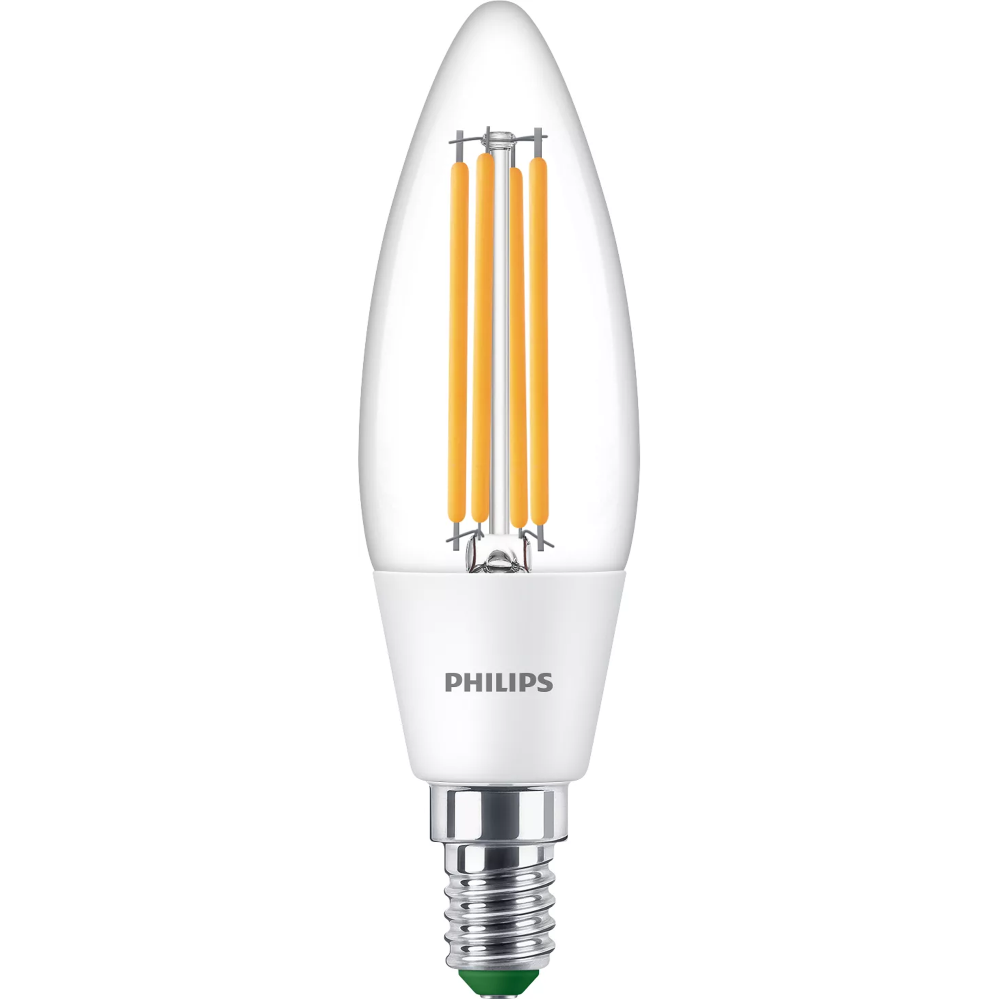 LED-Leuchtmittel Kerze klar E14 2,3 W 485 lm warmweiß