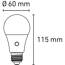 LED-Leuchtmittel E27 8,2 W 806 lm