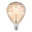 LED-Lampe mit bernsteinfarbenem Glas