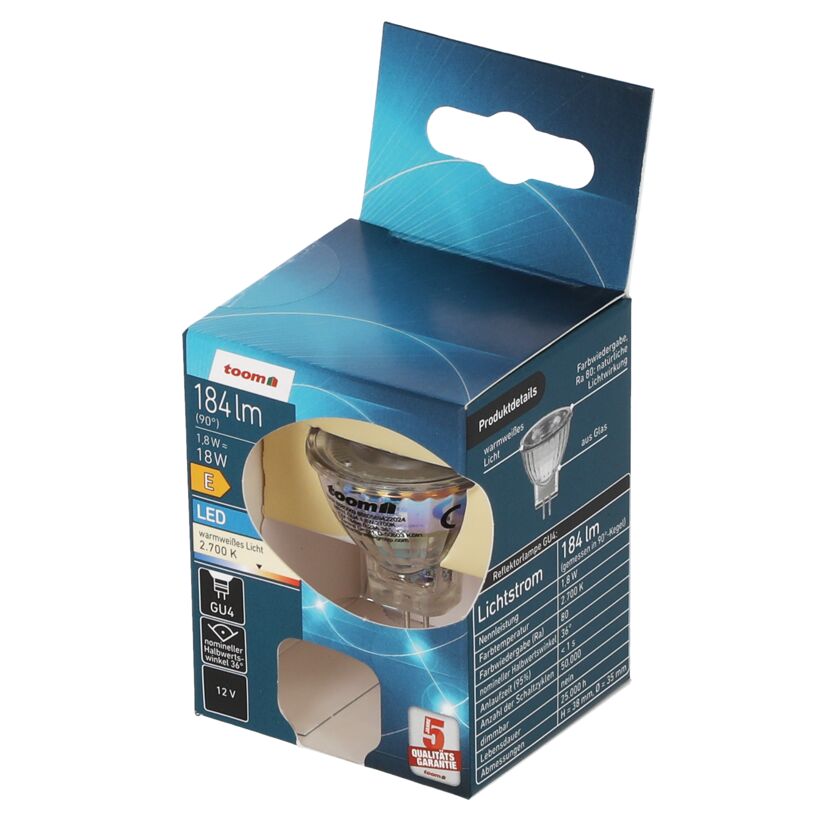LED-Leuchtmittel GU4 1,8 W 184 lm