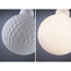 Weiße LED-Lampe, ein- und ausgeschaltet