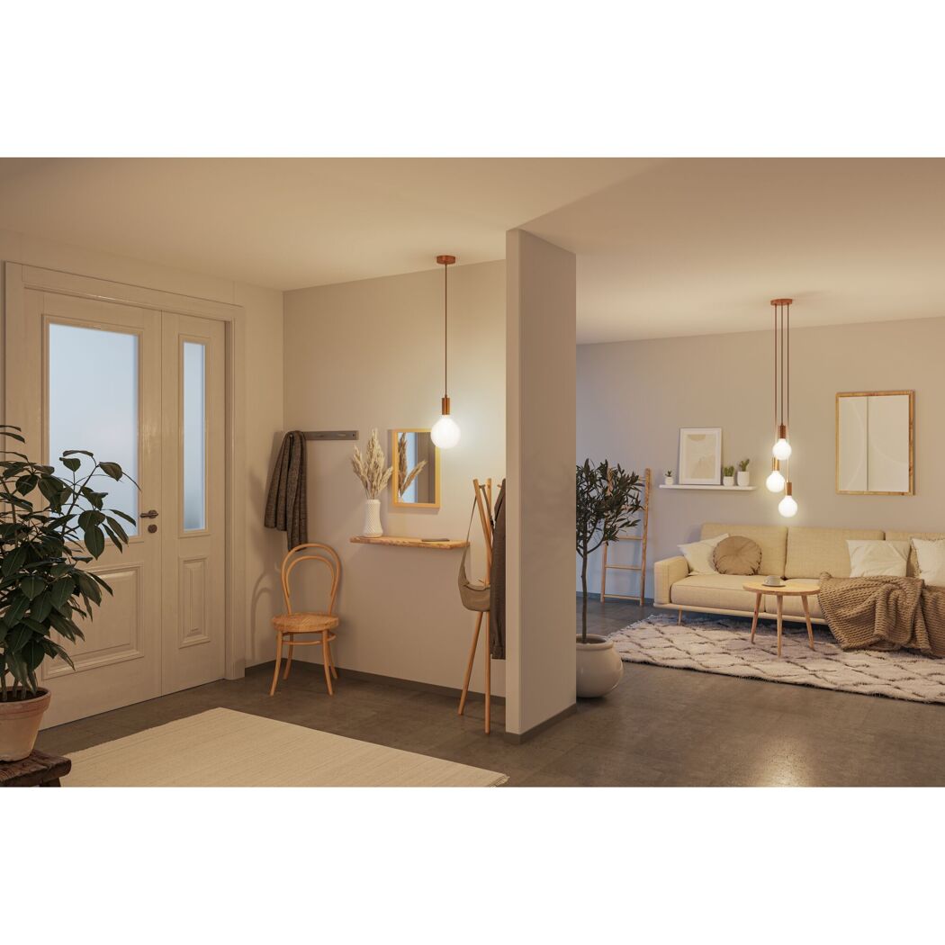 LED-Leuchtmittel 'White Lampion' dimmbar Globe E27 4,3 W 400 lm warmweiß
