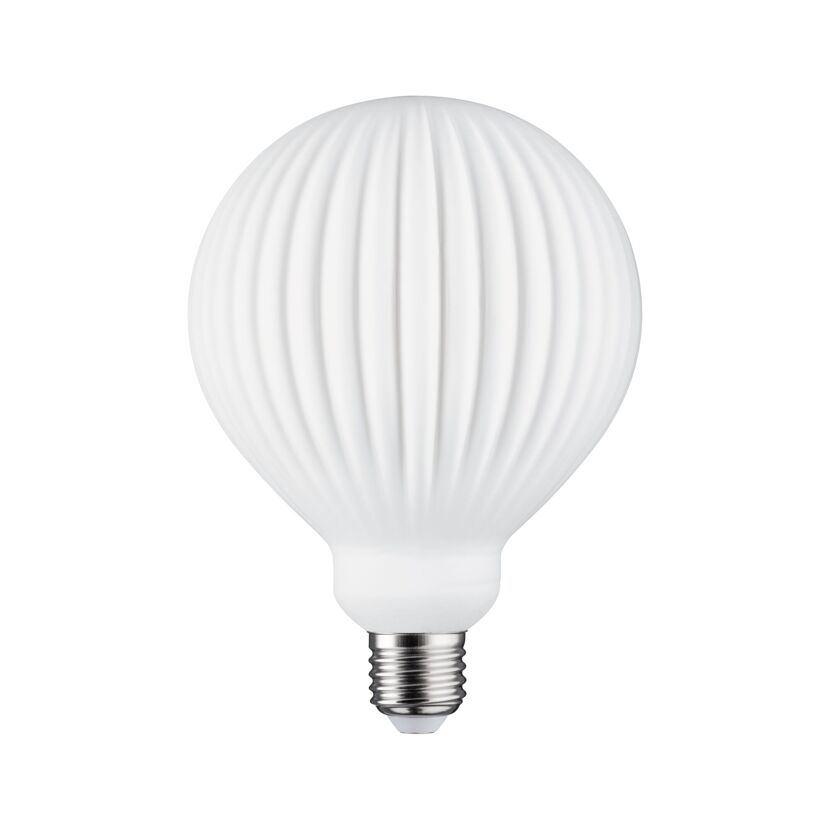 Weiße LED-Lampe in Lampion-Form