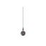 Pendelleuchte 'Neordic Eldar' E27, 1 x 20 W, Grau/Nickel, inklusive Stecker