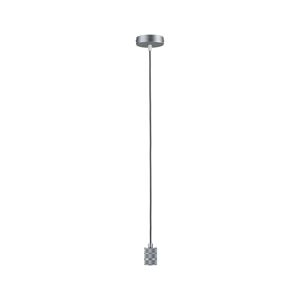Pendelleuchte 'Tilla' aluminiumfarben E27 Ø 10 x 210 cm