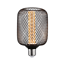 LED-Leuchtmittel 'Metallic Glow Zyl Spiral' E27 4,2 W 200 lm schwarz