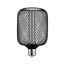 LED-Leuchtmittel 'Metallic Glow Zyl Spiral' E27 4,2 W 200 lm schwarz
