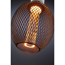 LED-Globe 'Metallic Glow Spiral' E27 4,2 W 200 lm schwarz