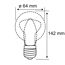 LED-Kolben ST64 'Inner Glow Arc' E27 3,5 W 160lm goldlicht Gold