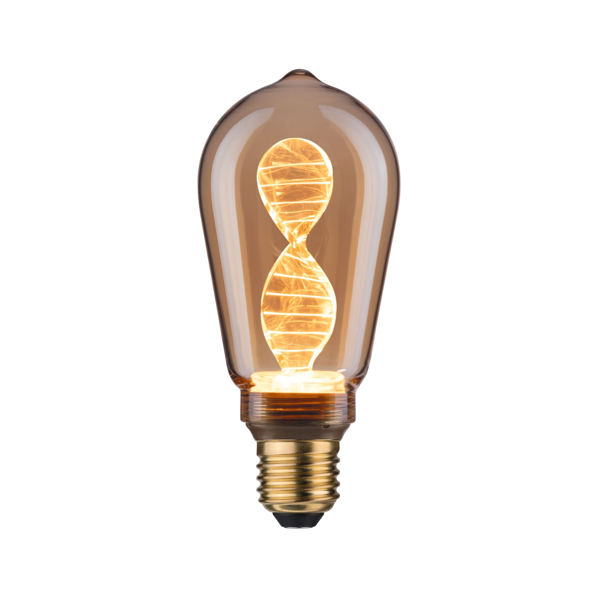 LED-Kolben ST64 'Inner Glow Helix' E27 3,5 W 180 lm gold + product picture