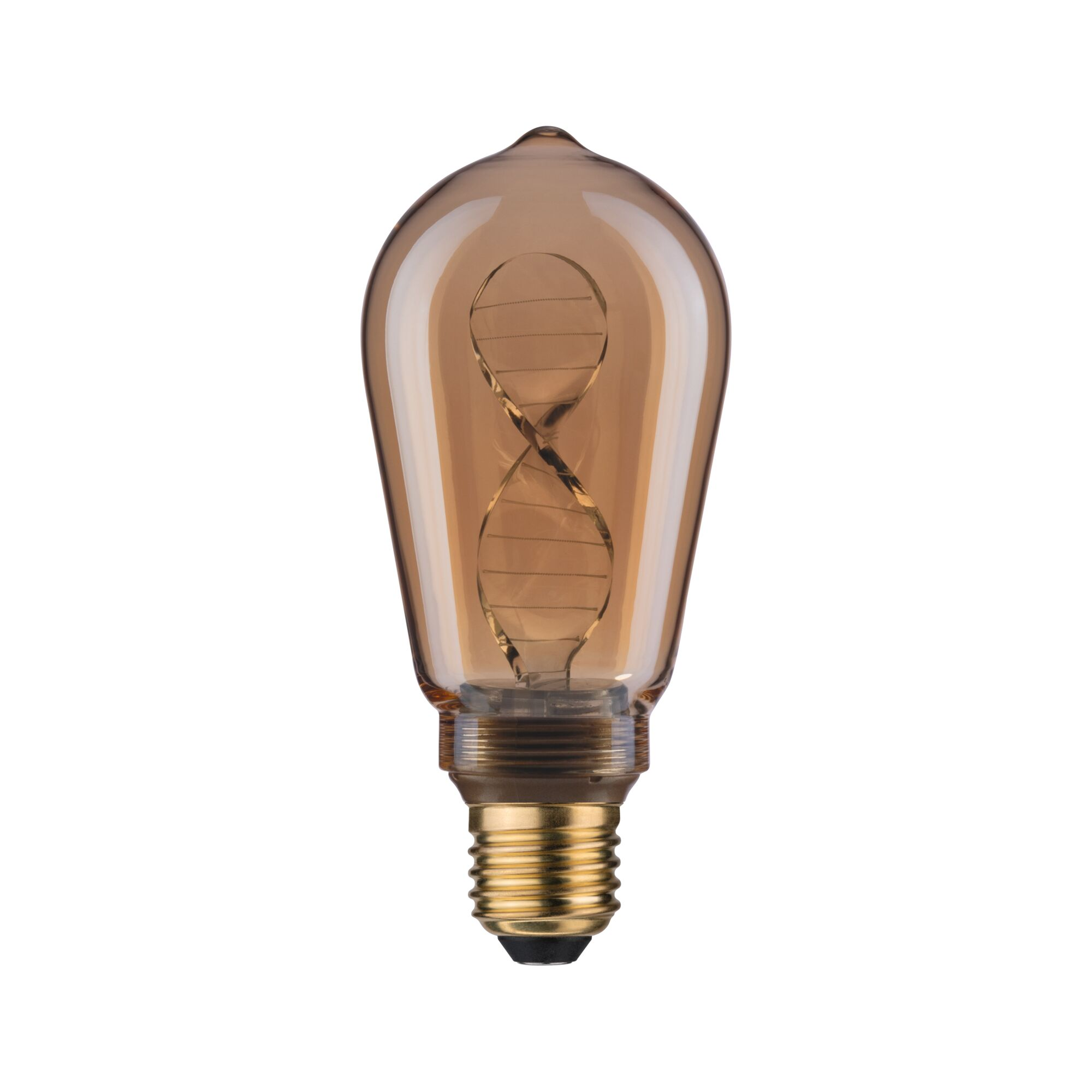 LED-Kolben ST64 'Inner Glow Helix' E27 3,5 W 180 lm gold + product picture