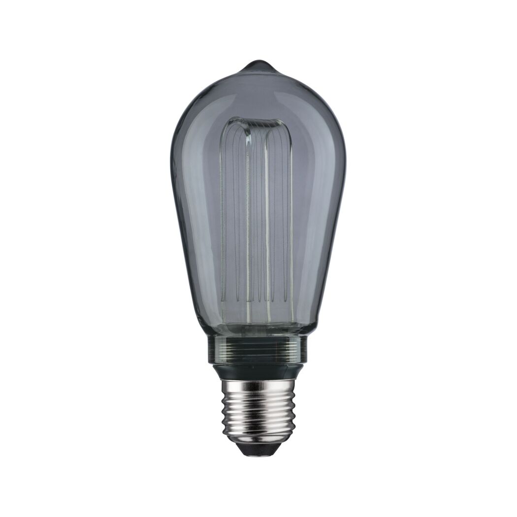 LED-Leuchtmittel 'Inner Glow' Kolben smoky E27 3,5 W 80 lm warmweiß