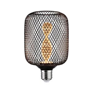 LED-Leuchtmittel 'Metallic Glow Zyl Helix' E27 3,5 W 110 lm schwarz