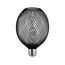 LED-Globe 'Metallic Glow Helix' E27 3,5 W 110 lm schwarz
