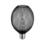 LED-Lampe "Metallic Glow" mit schwarzem Metallkäfig
