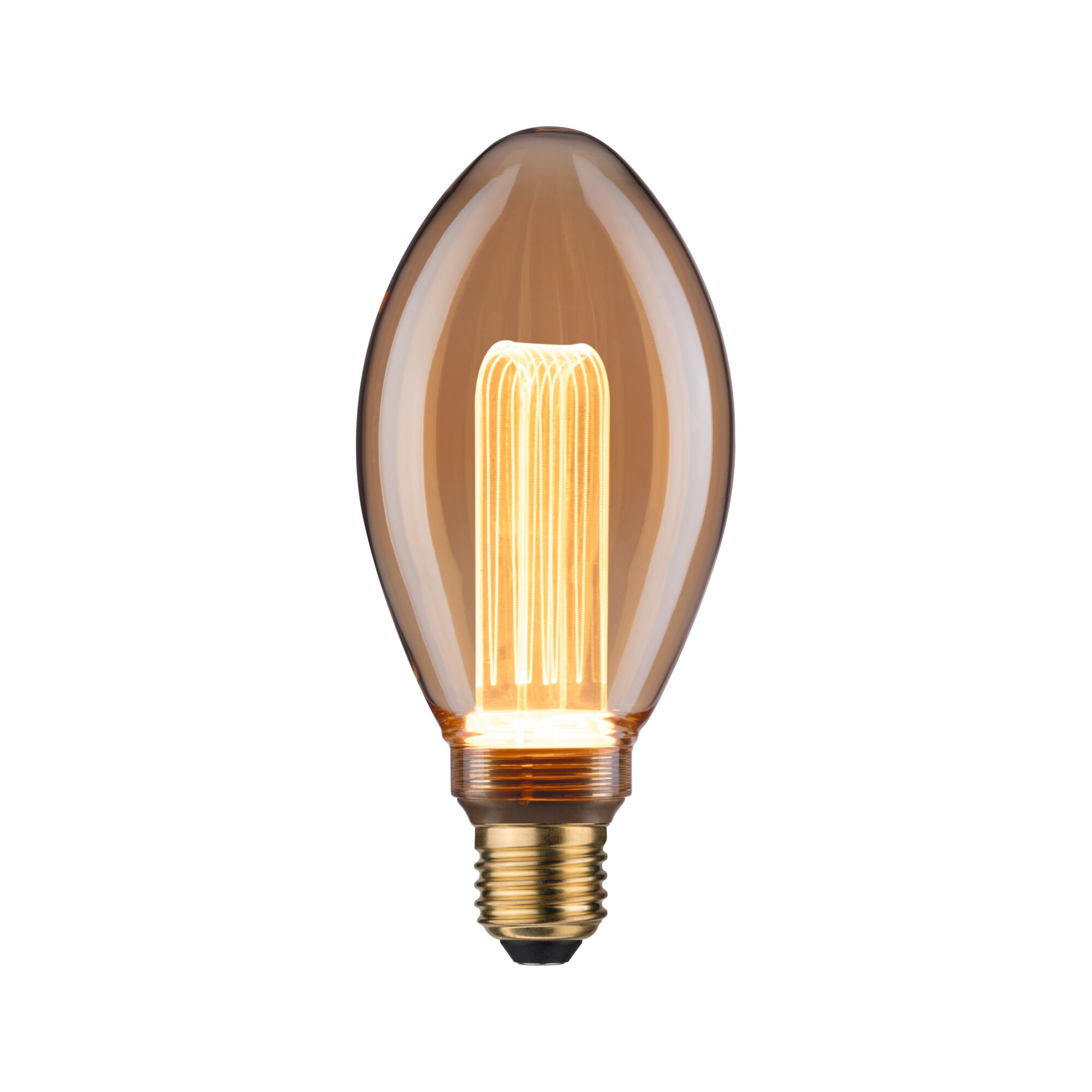 LED-Birne B75 'Inner Glow Arc' E27 3,5 W 160lm goldlicht Gold