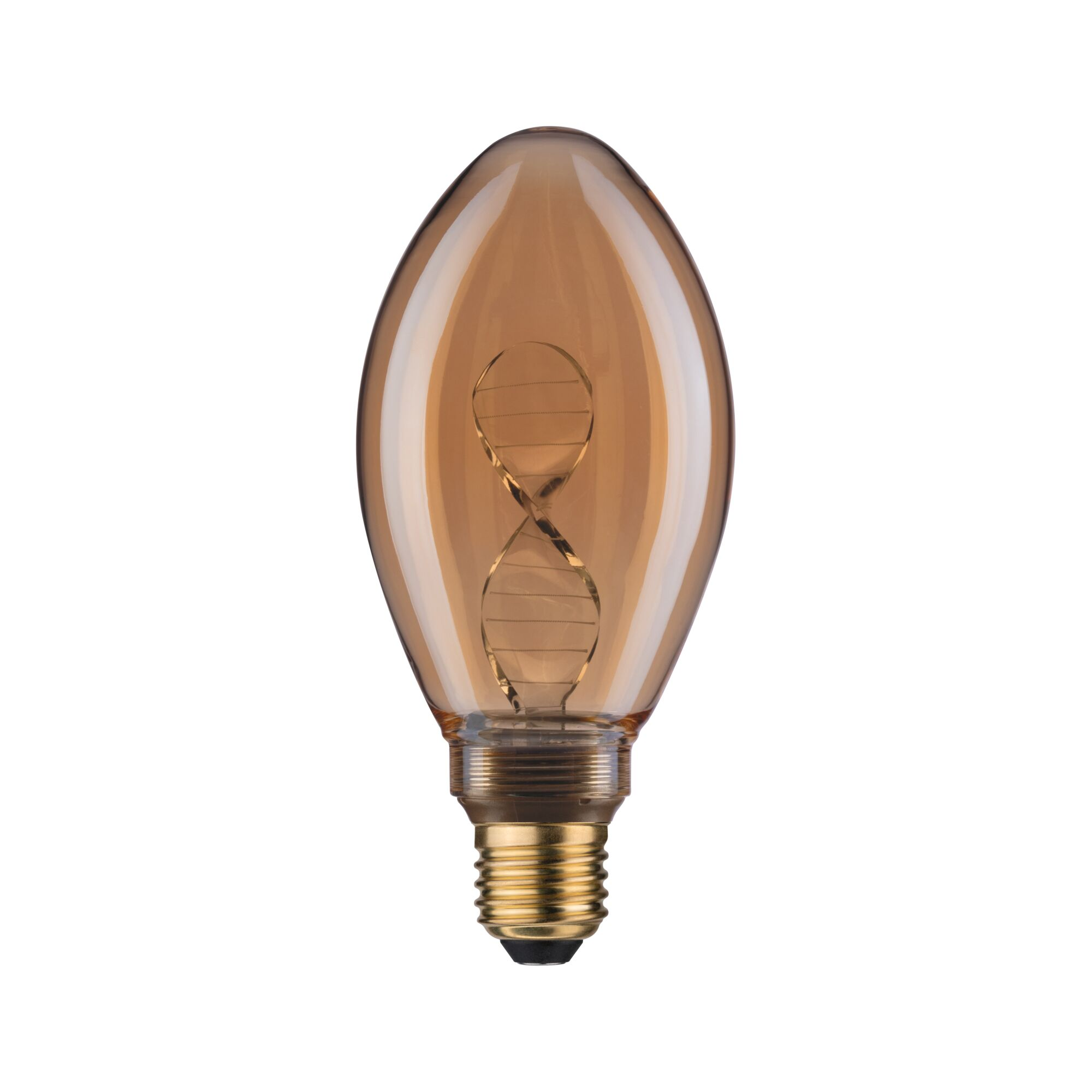 LED-Birne B75 'Inner Glow Helix' E27 3,5 W 180 lm gold + product picture