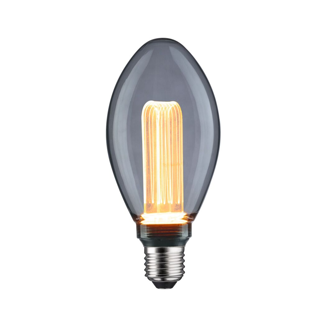 LED-Leuchtmittel 'Inner Glow' Kerze smoky E27 3,5 W 80 lm warmweiß