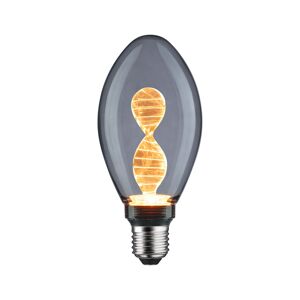LED-Birne B75 'Inner Glow Helix' E27 3,5 W 90lm goldlicht Rauchglas