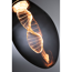 LED-Birne B75 'Inner Glow Helix' E27 3,5 W 90lm goldlicht Rauchglas