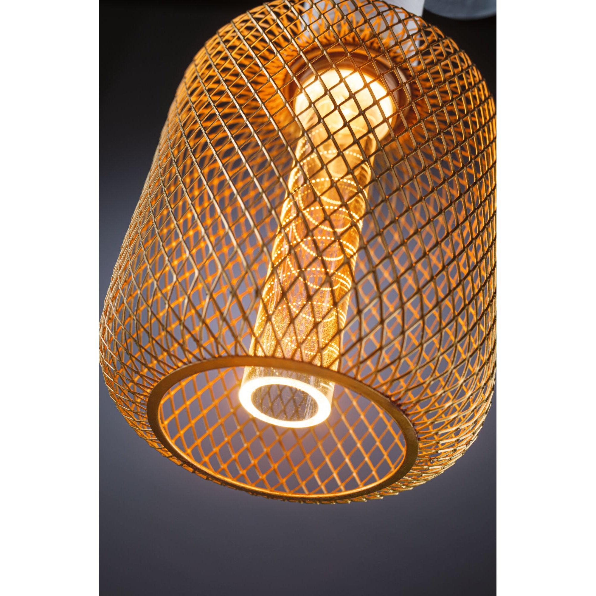 LED-Leuchtmittel 'Metallic Glow Zyl Spiral' E27 4,2 W 200 lm + product picture