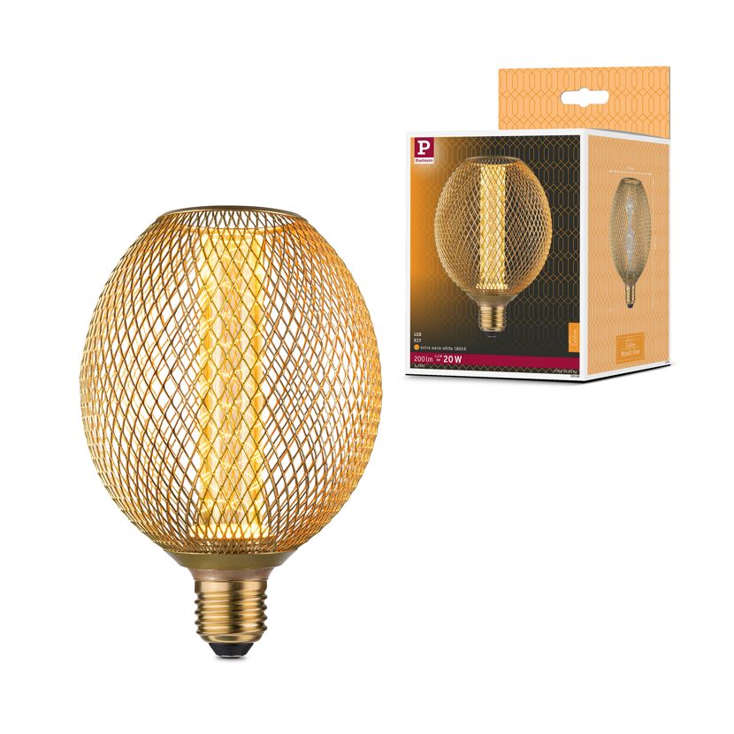 LED-Globe 'Metallic Glow Spiral' E27 4,2 W 200 lm