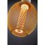 Goldene Hängeleuchte mit LED-Leuchtmittel
