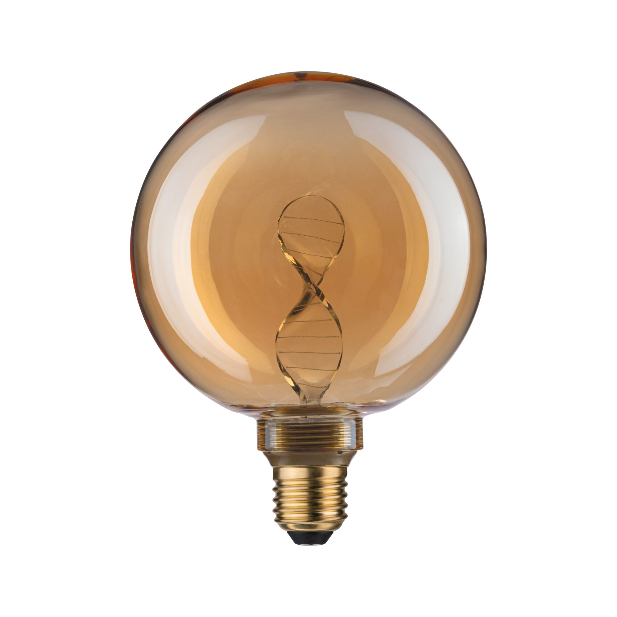 LED-Globe G125 'Inner Glow Helix' E27 3,5 W 180 lm gold + product picture