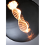 LED-Globe G125 'Inner Glow Helix' E27 3,5 W 90lm goldlicht Rauchglas