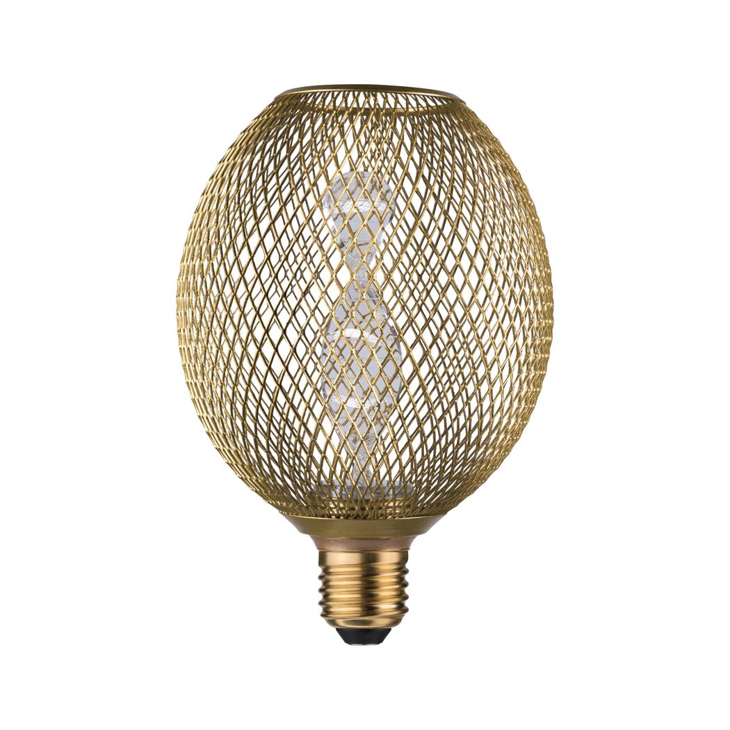 LED-Leuchtmittel 'Metallic Glow' Globe gold E27 3,5 W 130 lm warmweiß