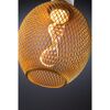 LED-Leuchtmittel 'Metallic Glow' Globe gold E27 3,5 W 130 lm warmweiß
