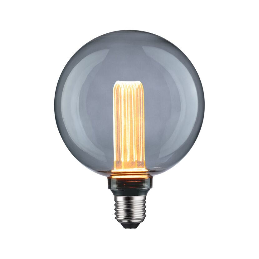 LED-Globe G125 'Inner Glow Arc' E27 3,5 W 80lm goldlicht Rauchglas