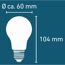 LED-Tropfenlampe E27 6,5 W 1055 lm