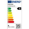 LED-Leuchtmittel Standardform klar E27 4 W 840 lm neutralweiß