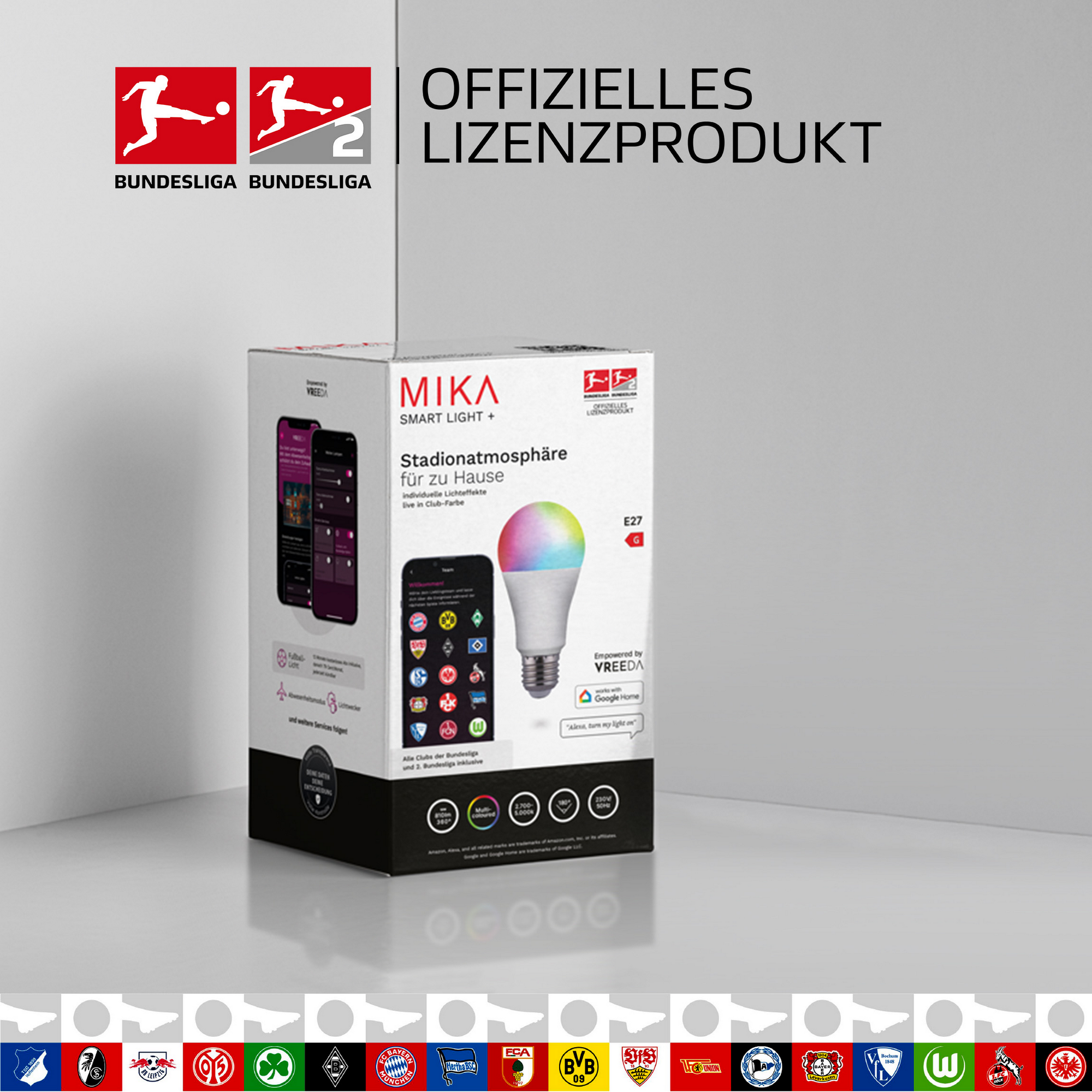 LED-Leuchtmittel 'Mika' transparent E27 10W 810 lm + product picture