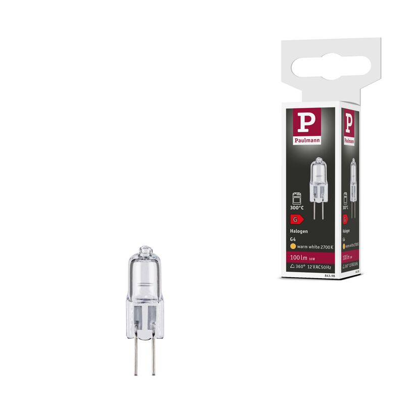 Halogen-Stiftsockel Backofen G4 10 W 100 lm