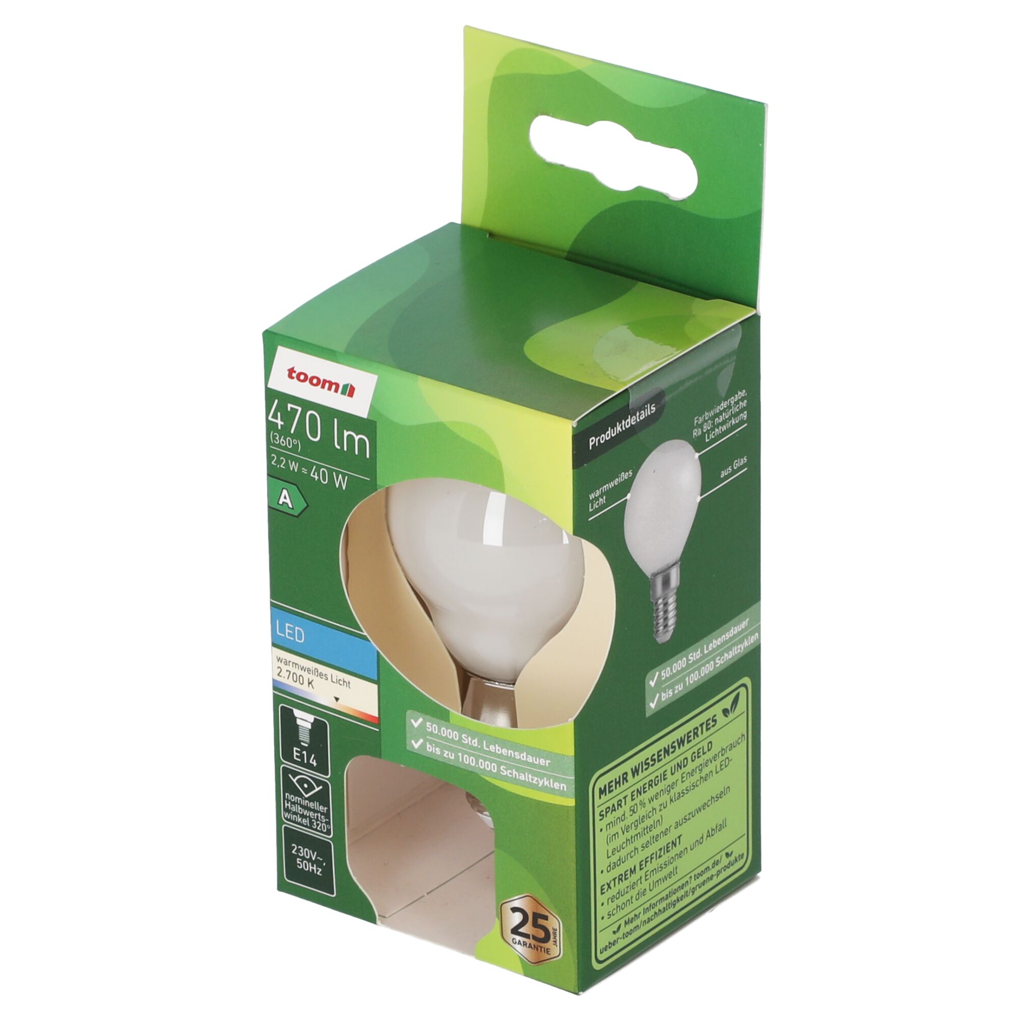 LED-Leuchtmittel Tropfen in Originalverpackung