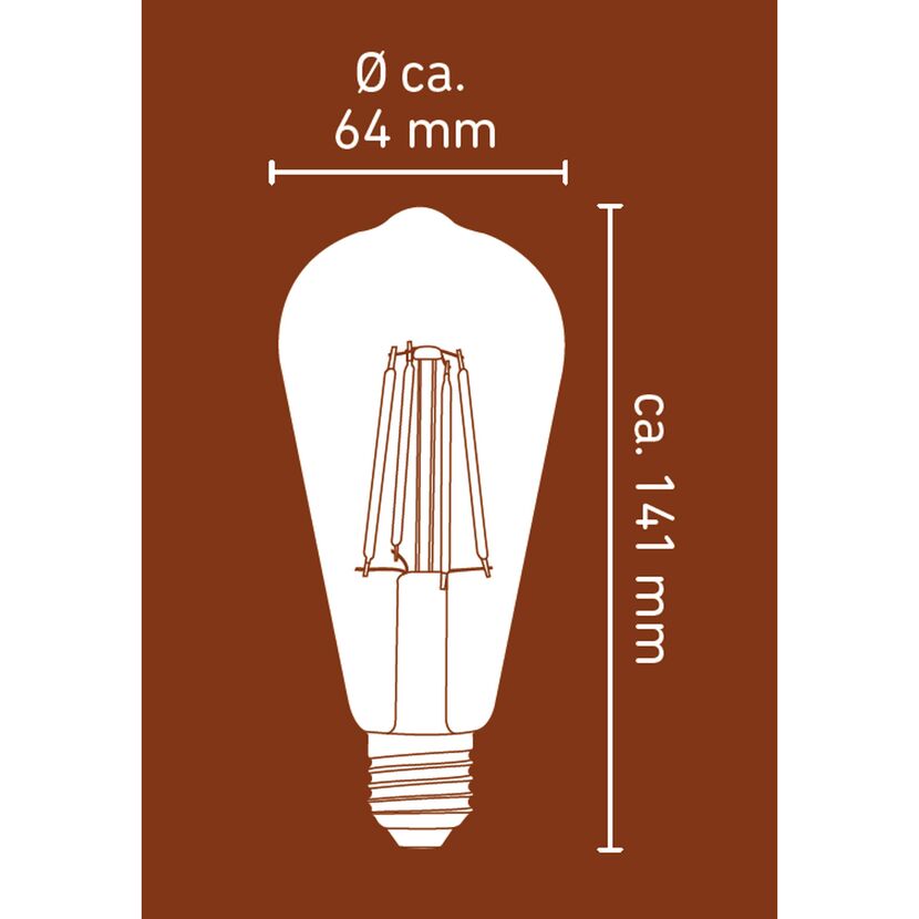 LED-Leuchtmittel E27 4,9 W 250 lm