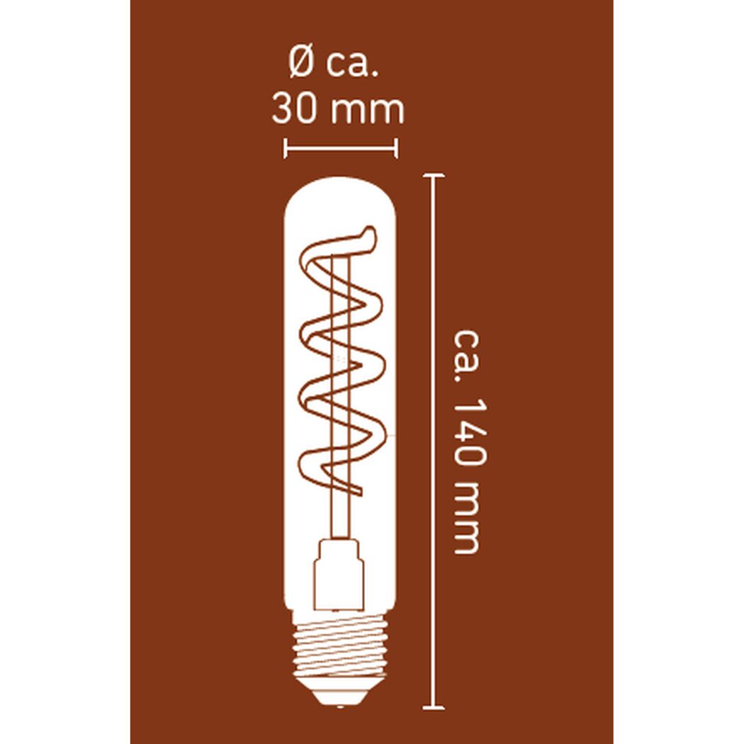 LED-Leuchtmittel dimmbar gold E27 4,9 W 250 lm warmweiß