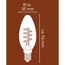 LED-Leuchtmittel E14 4 W 100 lm