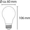 LED-Leuchtmittel Standardform matt E27 2 W 1521 lm warmweiß
