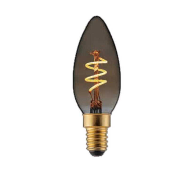LED-Kerze mit gedrehtem Glühfaden