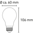 LED-Leuchtmittel matt 3,8 W 806 lm