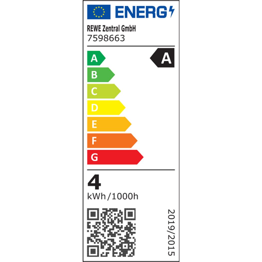 LED-Leuchtmittel Standardform matt E27 3,8 W 806 lm warmweiß
