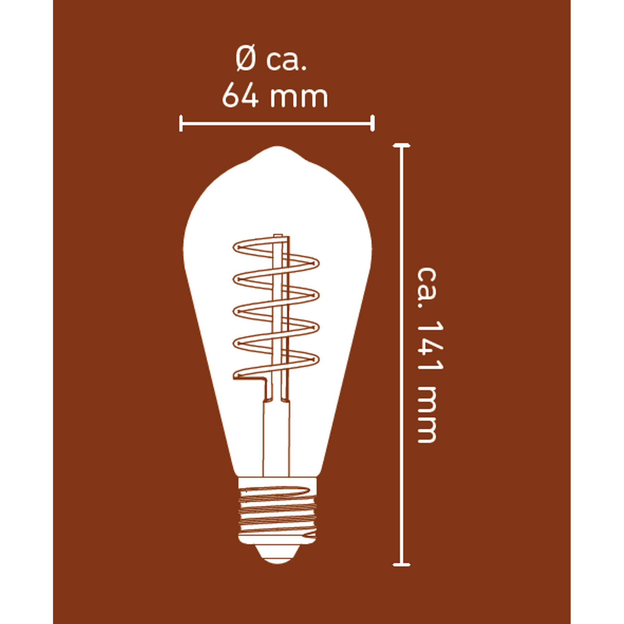 LED-Leuchtmittel E27 4,9 W 250 lm