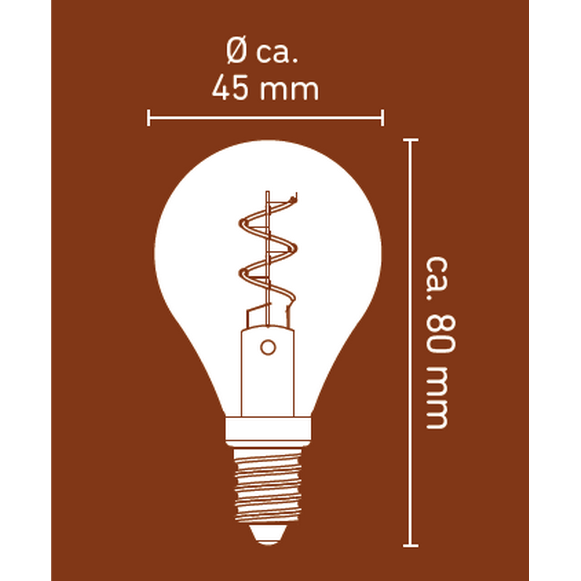 LED-Glühbirne mit E14 Sockel
