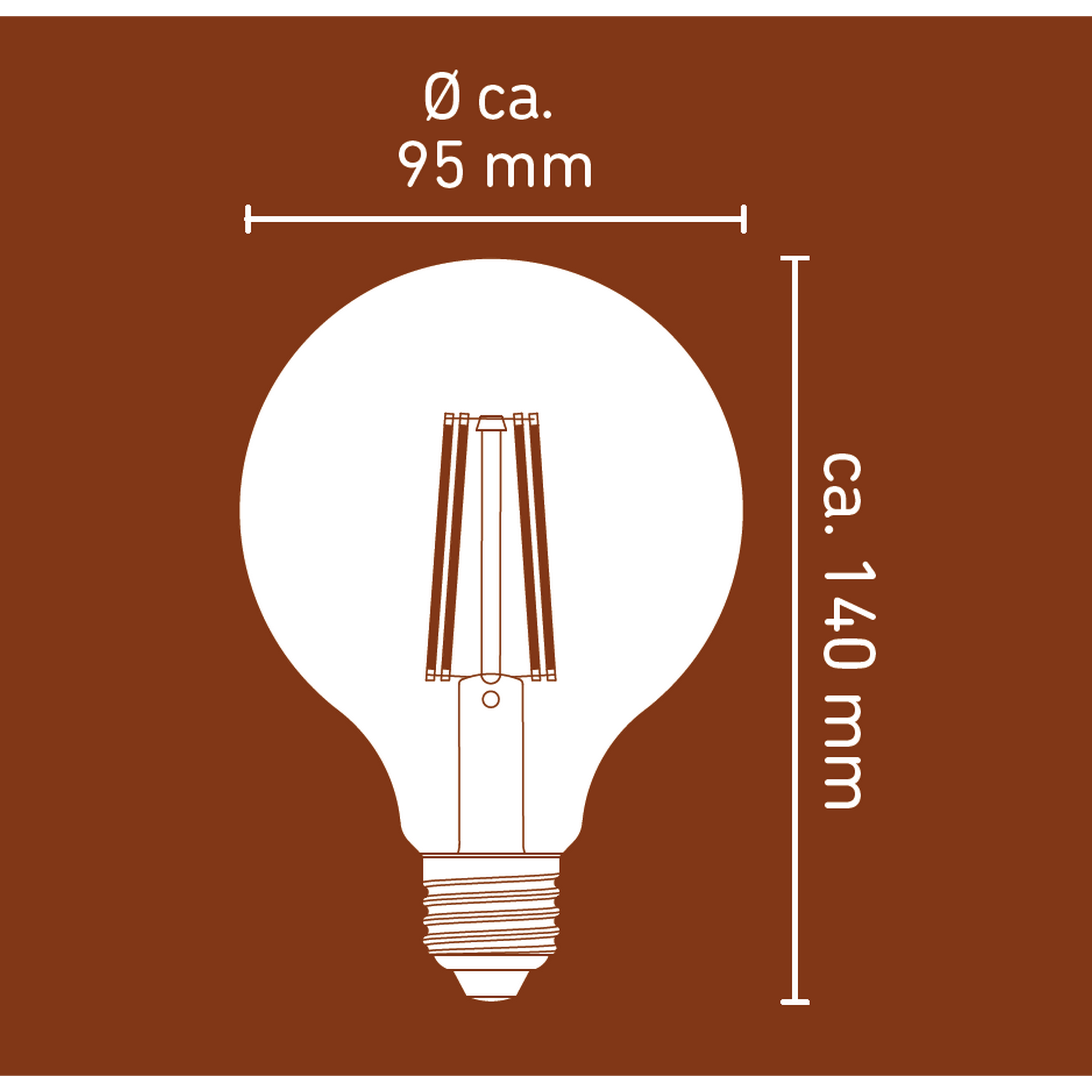 LED-Leuchtmittel E27 4,7 W 400 lm